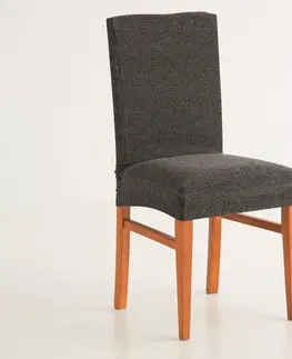 Přehozy Žakárový povlak na židli s melírem