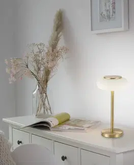 Inteligentní stolní lampy Q-Smart-Home Paul Neuhaus Q-ETIENNE LED stolní lampa, mosaz