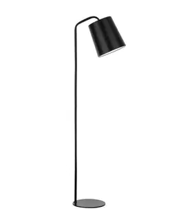 Stojací lampy se stínítkem Nova Luce Moderní stojací lampa Stabile ve třech barevných provedeních - 1 x 60 W, černá NV 549603