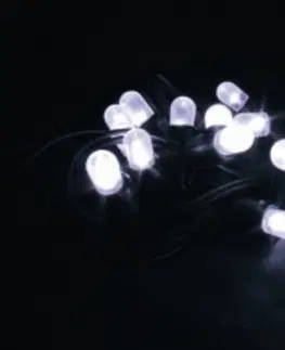 LED řetězy Giocoplast Řetěz LED E14 EXT, 3,1m/20ž/bílá