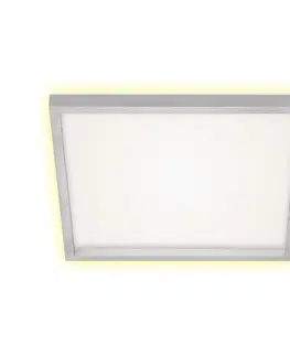 LED stropní svítidla BRILONER Svítidlo LED panel, 42,2 cm, 3000 lm, 22 W, hliník BRI 7364-019