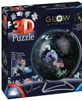 Hračky puzzle RAVENSBURGER - Puzzle-Ball Svítící globus: Hvězdná obloha