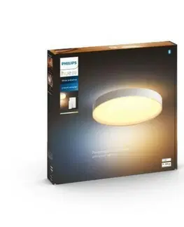 Chytré osvětlení PHILIPS HUE Hue Bluetooth LED White Ambiance Stropní svítidlo Philips Enrave XL 41161/31/P6 48W 6100lm 2200-6500K IP20 55,1cm bílé, stmívatelné s dálkovým ovladačem