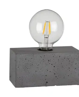 Lampy   7370936 - Stolní lampa STRONG DOUBLE 1xE27/25W/230V beton 