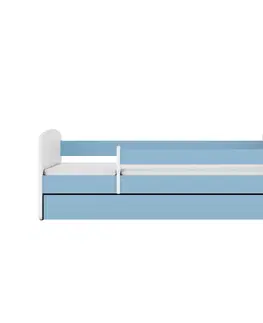 Dětské postýlky Kocot kids Dětská postel Babydreams jednorožec modrá, varianta 80x180, bez šuplíků, s matrací