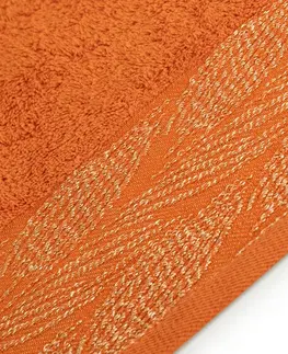 Ručníky AmeliaHome Ručník ALLIUM klasický styl 30x50 cm oranžový, velikost 50x90