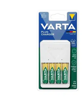 Baterie primární VARTA Varta 57657101451 - Nabíječka baterií 4xAA/AAA 2100mAh 230V 
