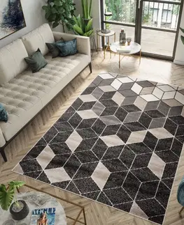 Moderní koberce Moderní koberec s geometrickým vzorem