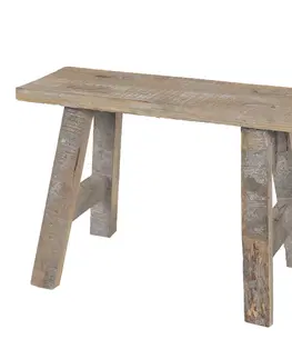 Stoličky Dekorační dřevěná retro stolička Quinton - 40*14*27 cm Clayre & Eef 6H1864