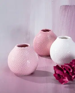 Vázy Tessa Pink váza 13 cm