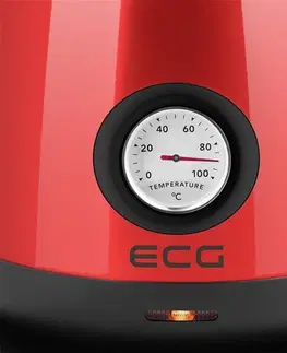 Rychlovarné konvice ECG RK 1705 Metallico Rosso rychlovarná konvice