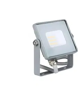 LED osvětlení  LED Reflektor SAMSUNG CHIP LED/10W/230V IP65 4000K šedá 
