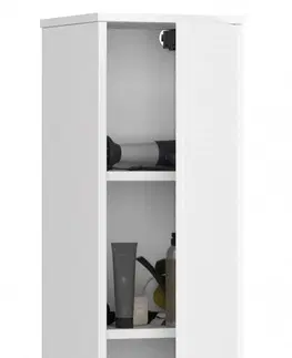 Koupelnový nábytek Ak furniture Koupelnová skříňka Fin I 30 cm bílá