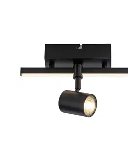 Bodová světla Paul Neuhaus LED stropní bodovka Barik, černá, 1 zdroj