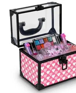 Hračky pro holky MULTISTORE Sada make-upu a nehtové kosmetiky pro děti Pepin růžová