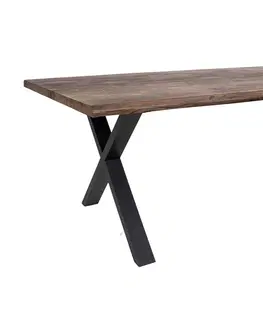 Jídelní stoly Norddan Designový jídelní stůl Jonathon 240 cm kouřový dub