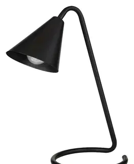 Designové stolní lampy Rabalux stolní lampa Monty E14 1x MAX 40W černá 3088