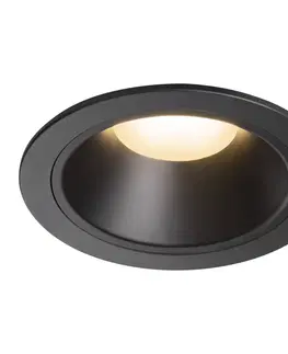 LED podhledová svítidla SLV BIG WHITE NUMINOS DL XL vnitřní LED zápustné stropní svítidlo černá/černá 3000 K 20° 1004009