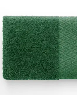 Ručníky Bavlněný ručník DecoKing Andrea zelený, velikost 70x140