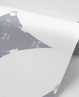 Samolepící tapety Samolepící tapeta originální vzor s bílým pozadím