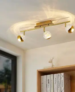 Bodová světla Lucande Lucande Kilio LED bodové osvětlení 3 zdroje zlatá