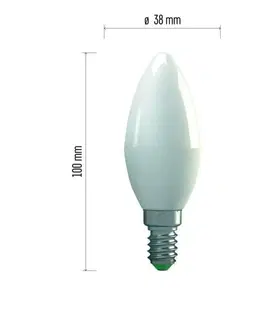 LED žárovky EMOS LED žárovka Classic Candle 4W E14 neutrální bílá 1525731400