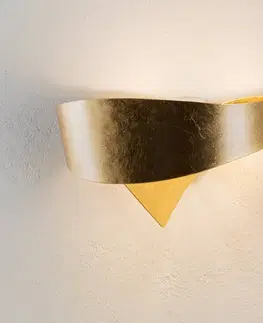 Nástěnná svítidla Selène Zlaté designové nástěnné svítidlo Scudo
