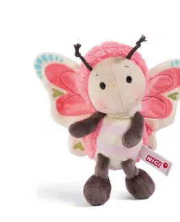 Hračky NICI - plyš Motýl 25 cm , růžový