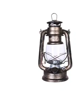 Zahradní lampy Brilagi Brilagi - Petrolejová lampa LANTERN 24,5 cm měděná 