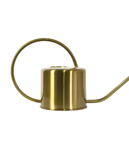 Květináče a truhlíky Zlatá kovová dekorativní konev -  38*13*20 cm  Clayre & Eef 6Y4699