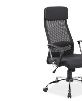 Kancelářské židle Signal Kancelářské křeslo Q-345 Barva: Černá