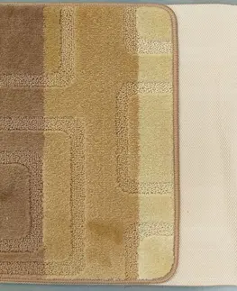 Koupelnové předložky Protiskluzové koupelnové předložky v béžové barvě