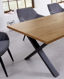 Jídelní stoly LuxD Designový jídelní stůl Giuliana X 180 cm dub