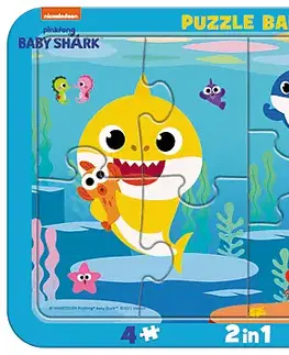 Hračky puzzle TREFL - Baby puzzle s rámečkem - Baby Shark