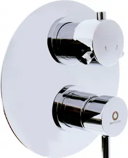 Koupelnové baterie SLEZAK-RAV Vodovodní baterie sprchová vestavěná s přepínačem SEINA, Barva: chrom SE986K