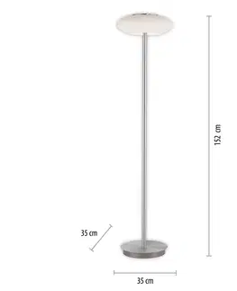 Inteligentní stojací lampy Q-Smart-Home Paul Neuhaus Q-ETIENNE LED stojací lampa, ocel