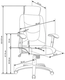 Kancelářské židle HALMAR Kancelářské křeslo Sterro černé