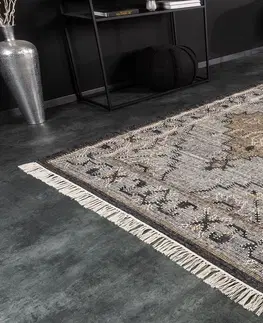 Koberce LuxD Designový koberec Pahana 230 x 160 cm šedý vícebarevný - vlna