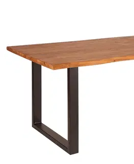 Jídelní stoly LuxD Designový jídelní stůl Massive 180 cm tloušťka 35 mm akácie