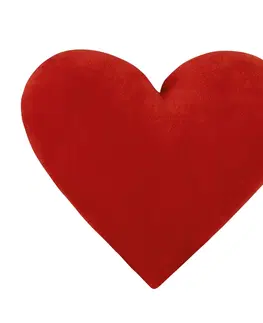 Polštáře Bellatex Polštářek Srdce červené, 42 x 48 cm