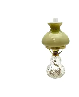 Lampy Floriánova huť Petrolejová lampa ZUZANA 43 cm křišťál káro 
