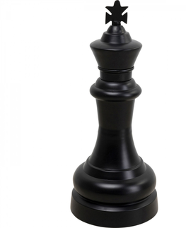 Dekorativní předměty KARE Design Dekorace Šachová figurka Král 68cm
