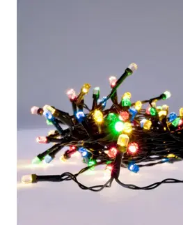 Vánoční dekorace Brilagi Brilagi - LED Vánoční venkovní řetěz 200xLED/2 funkce 25m IP44 multicolor 