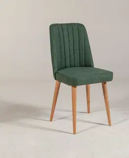 Židle Hanah Home Jídelní židle VINA tmavě zelená/atlantic