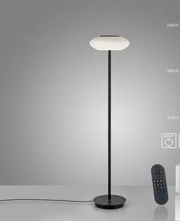 Chytré osvětlení PAUL NEUHAUS Q ETIENNE LED stojací svítidlo Smart Home černá stmívatelné CCT ZigBee 2700-5000K PN 271-18
