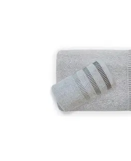 Ručníky Faro Bavlněný ručník Sagitta 50x90 cm stříbrný