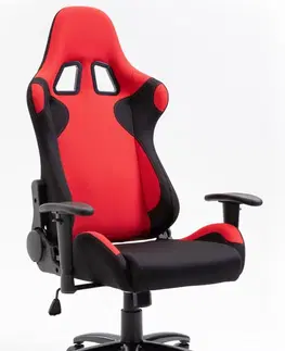 Kancelářské židle Ak furniture Herní křeslo F4G FG38/F černé/červené