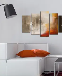 Obrazy Hanah Home Vícedílný obraz Barevné přechody 110x60 cm