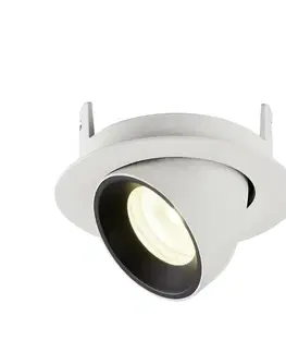 LED podhledová svítidla SLV BIG WHITE NUMINOS GIMBLE XS zápustné stropní svítidlo bílé/černé 4000 K 20° 1005858