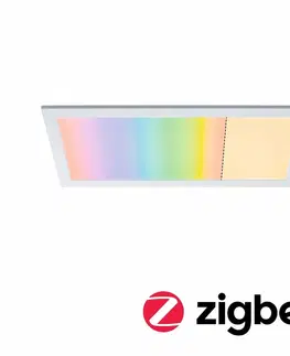 Chytré osvětlení PAULMANN LED Panel SmartHome Zigbee Amaris hranaté 595x295mm 22W RGBW 2.700K bílá mat 798.08